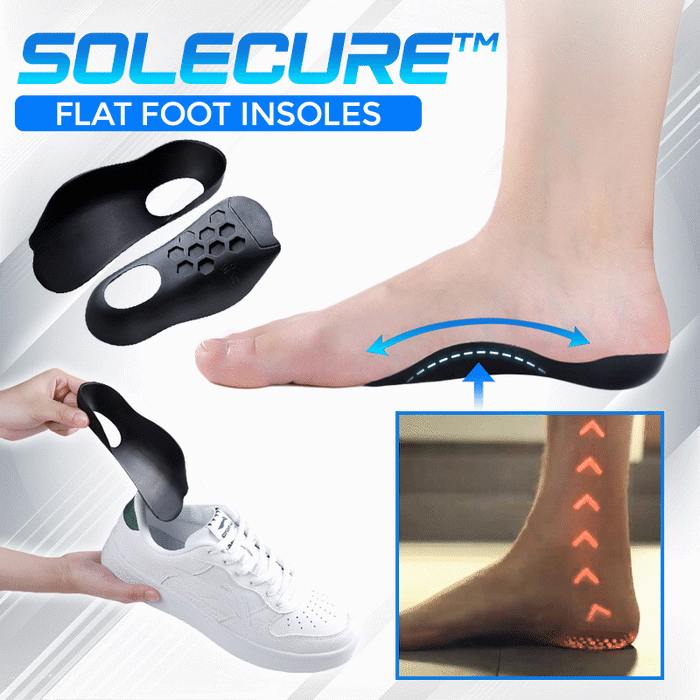SoleCurea Flat Foot Insoles – Nigella